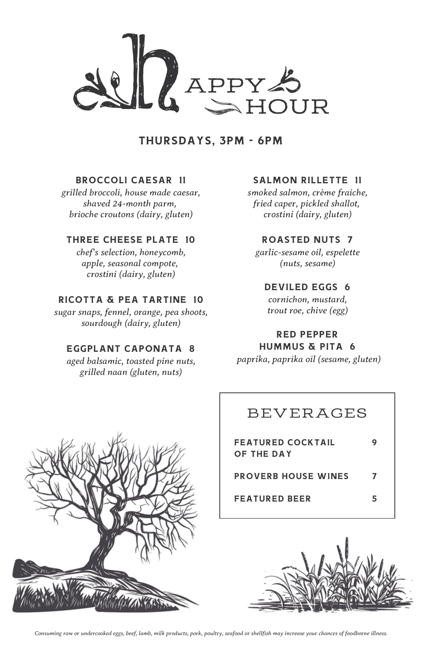 Happy Hour Menu